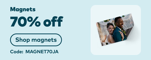 70% off magnets. Code: MAGNET70JA. Shop magnets.
