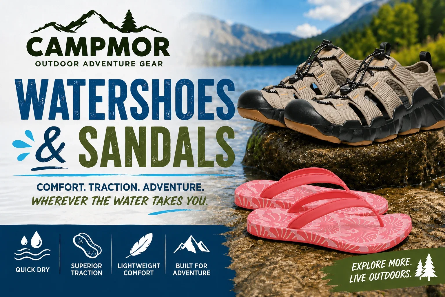 Water Shoes and Sandals at Campmor