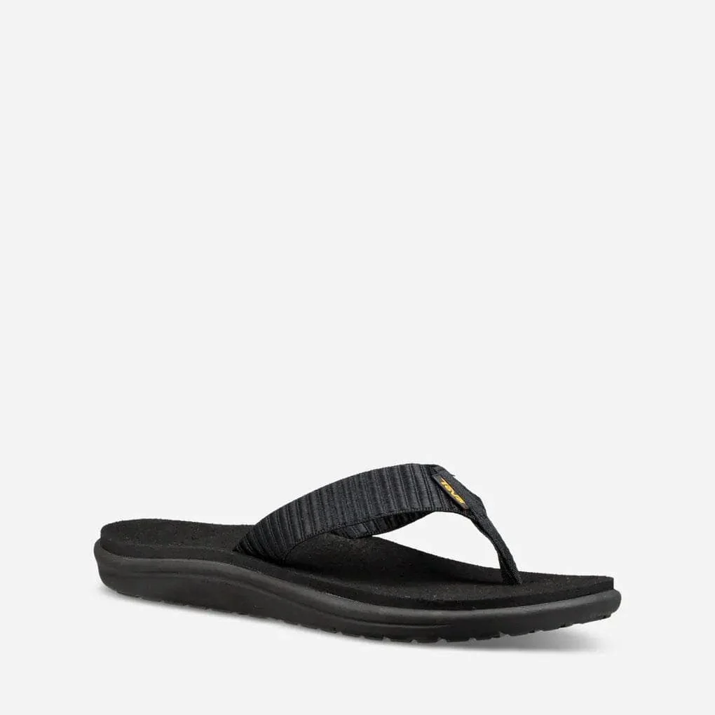 Teva Voya Flip-Flop Sandals - Womens - Bar Street Black / 5