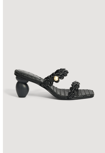 Aestra Plaited Mid Heel
