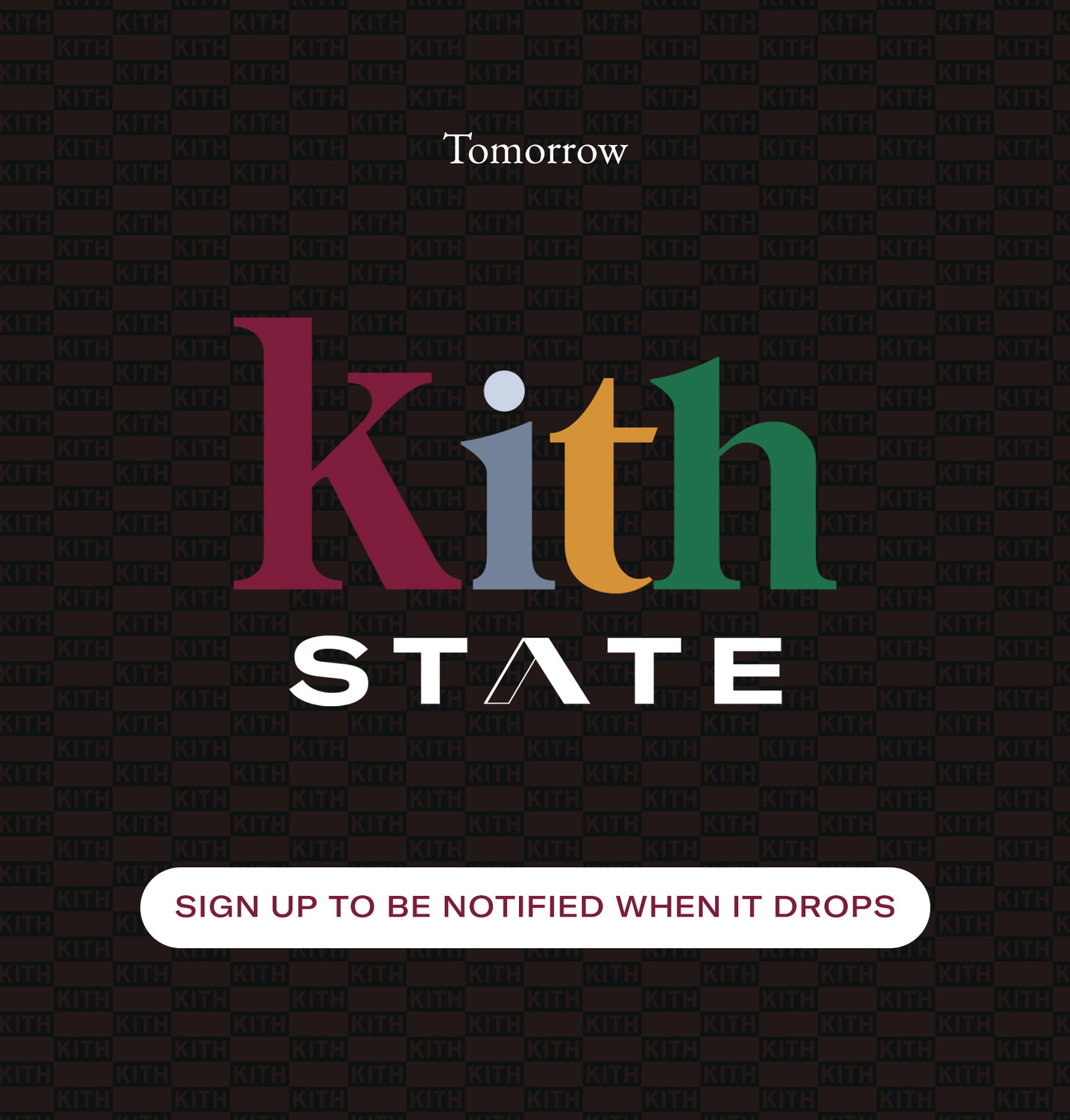Sign up to be notified when it drops