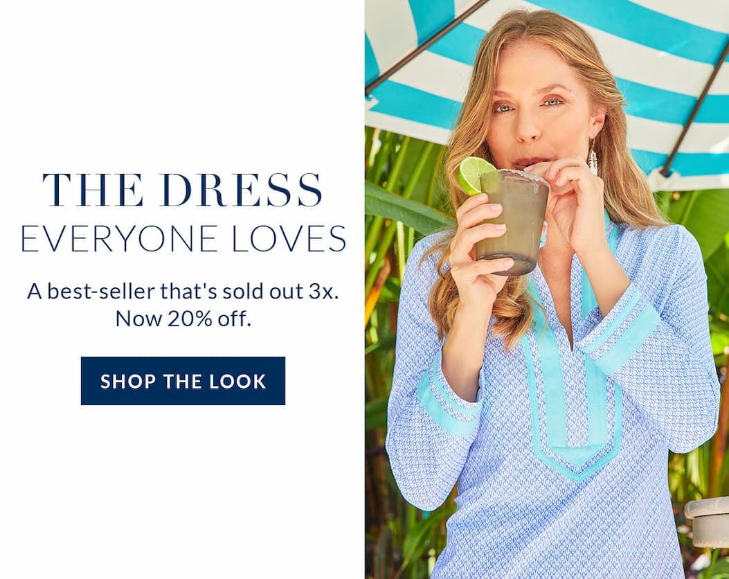 Shop our best-selling Lake Como Tunic Dress