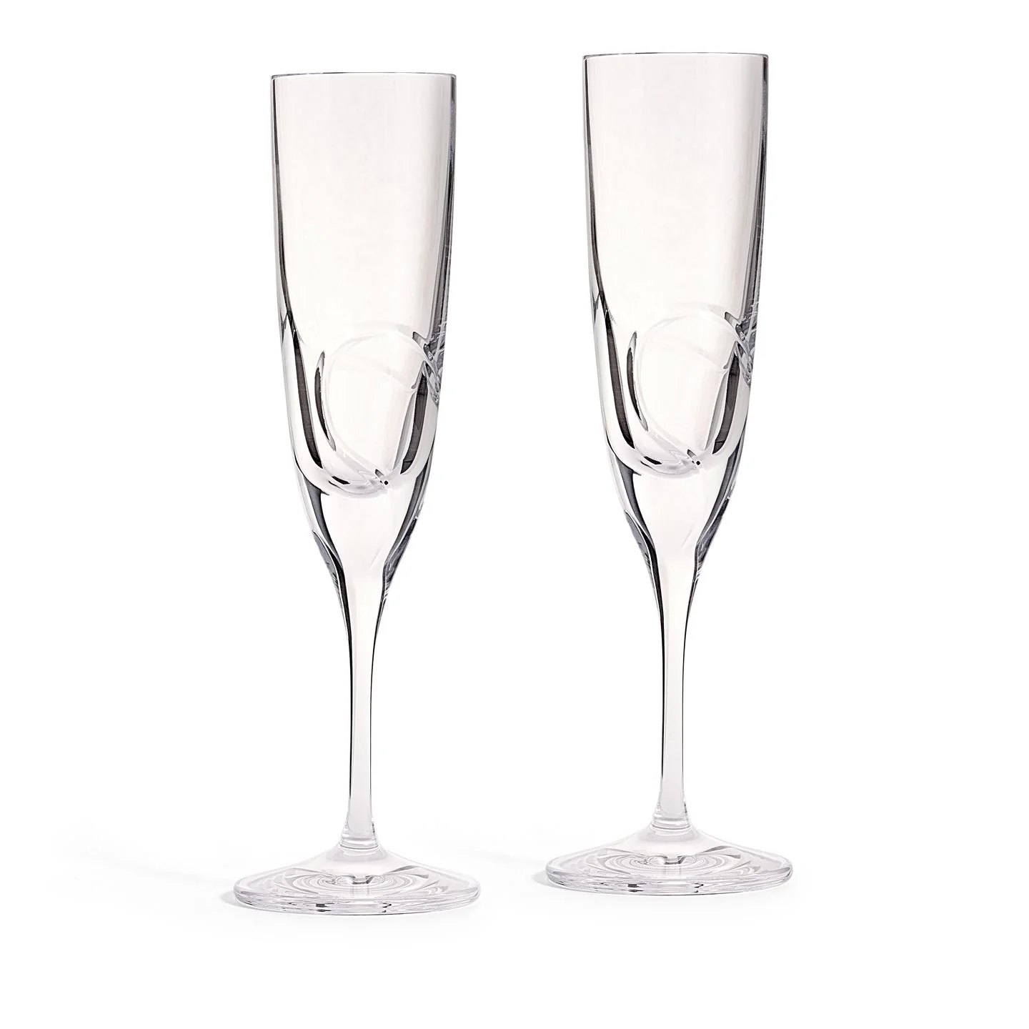 Vera Wang Luxe Graphite Flute Set of 2