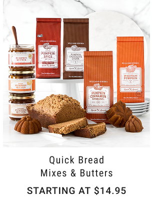 Quick Bread Mixes & Butters - Starting at $14.95