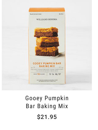 Gooey Pumpkin Bar Baking Mix - $21.95