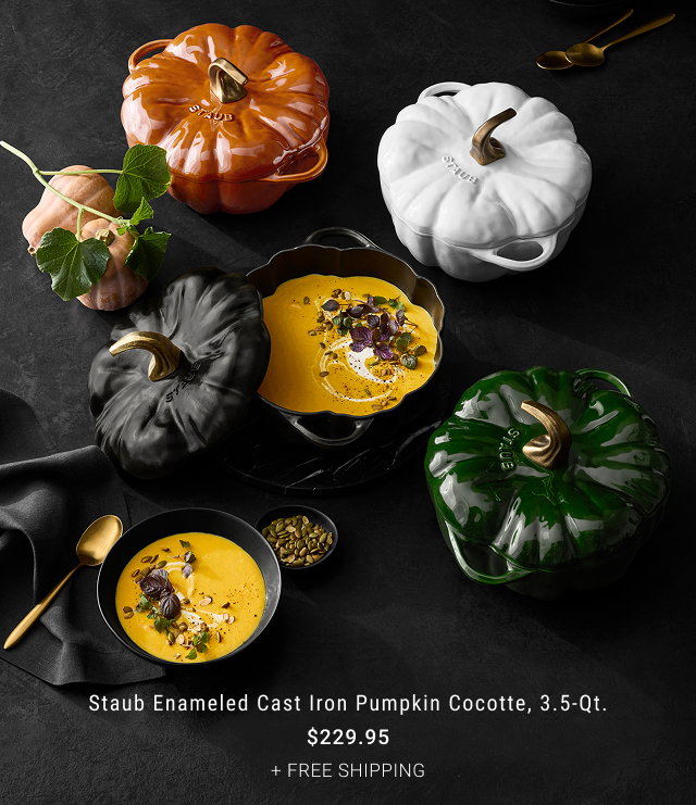 Staub Enameled Cast Iron Pumpkin Cocotte, 3.5-Qt. - $229.95 + FREE SHIPPING