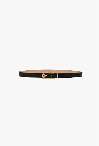 Dorian Pin-Buckle Belt 25mm Croc Embossed Leather