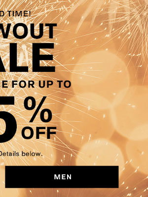 Blowout Sale | Up to 75% Off Online only. ; Shop Men's Markdowns