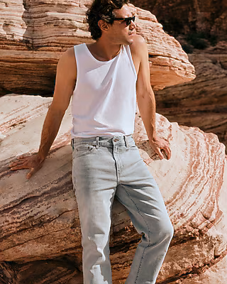 Cotton Jersey Crew Neck Tank