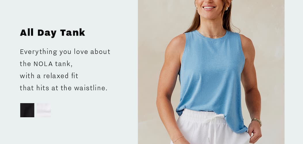 All Day Tank Skylight Heather