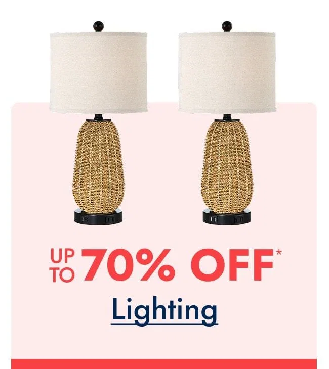 Lighting - Up to 70% off