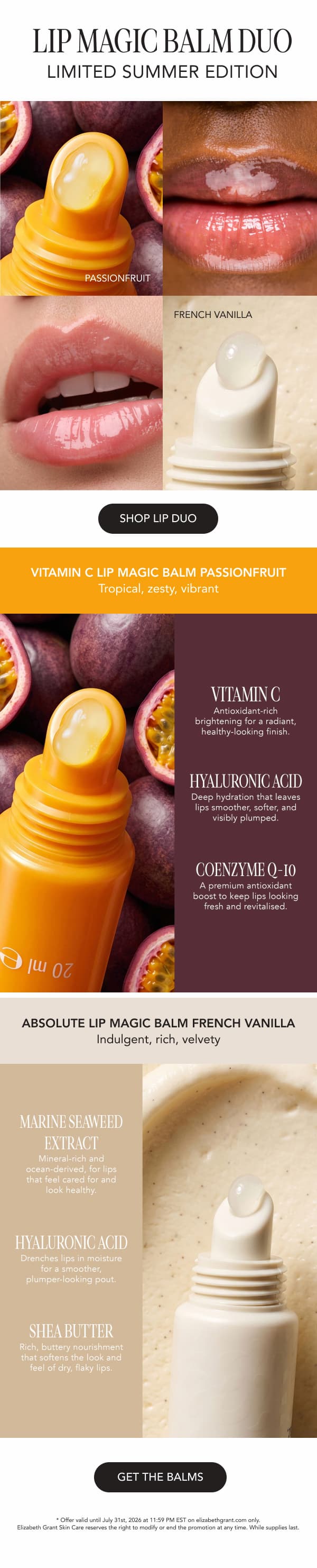 Lip Magic Balm Duo - Limited Summer Edition