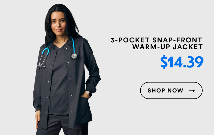 3-Pocket Snap-Front Warm-Up Jacket $14.39 | Shop Now