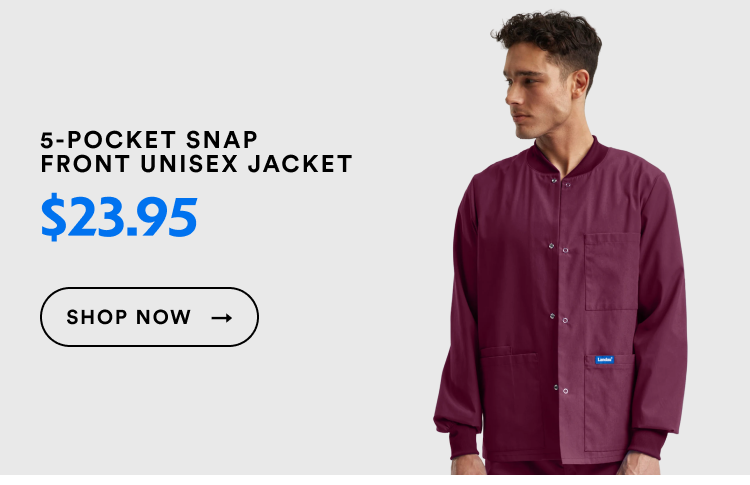 5-Pocket Snap-Front Warm-Up Unisex Jacket $23.95 | Shop Now