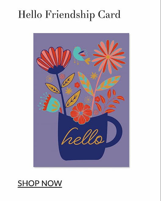 Hello friendship card
