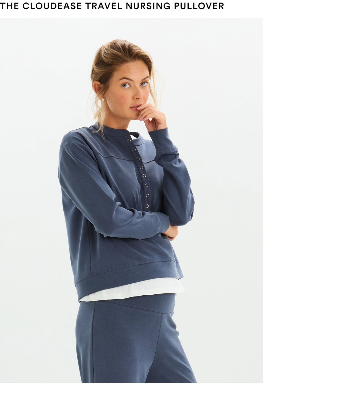 The Cloudease Travel Nursing Pullover