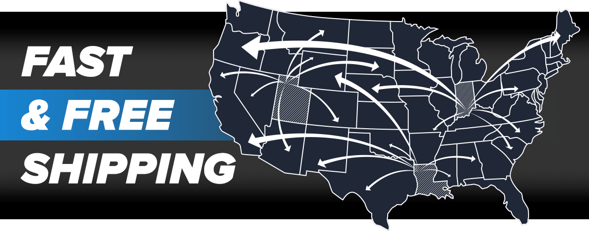 If you order anywhere in the lower 48 states, you’ll get free shipping on your SuperATV order! LEARN MORE