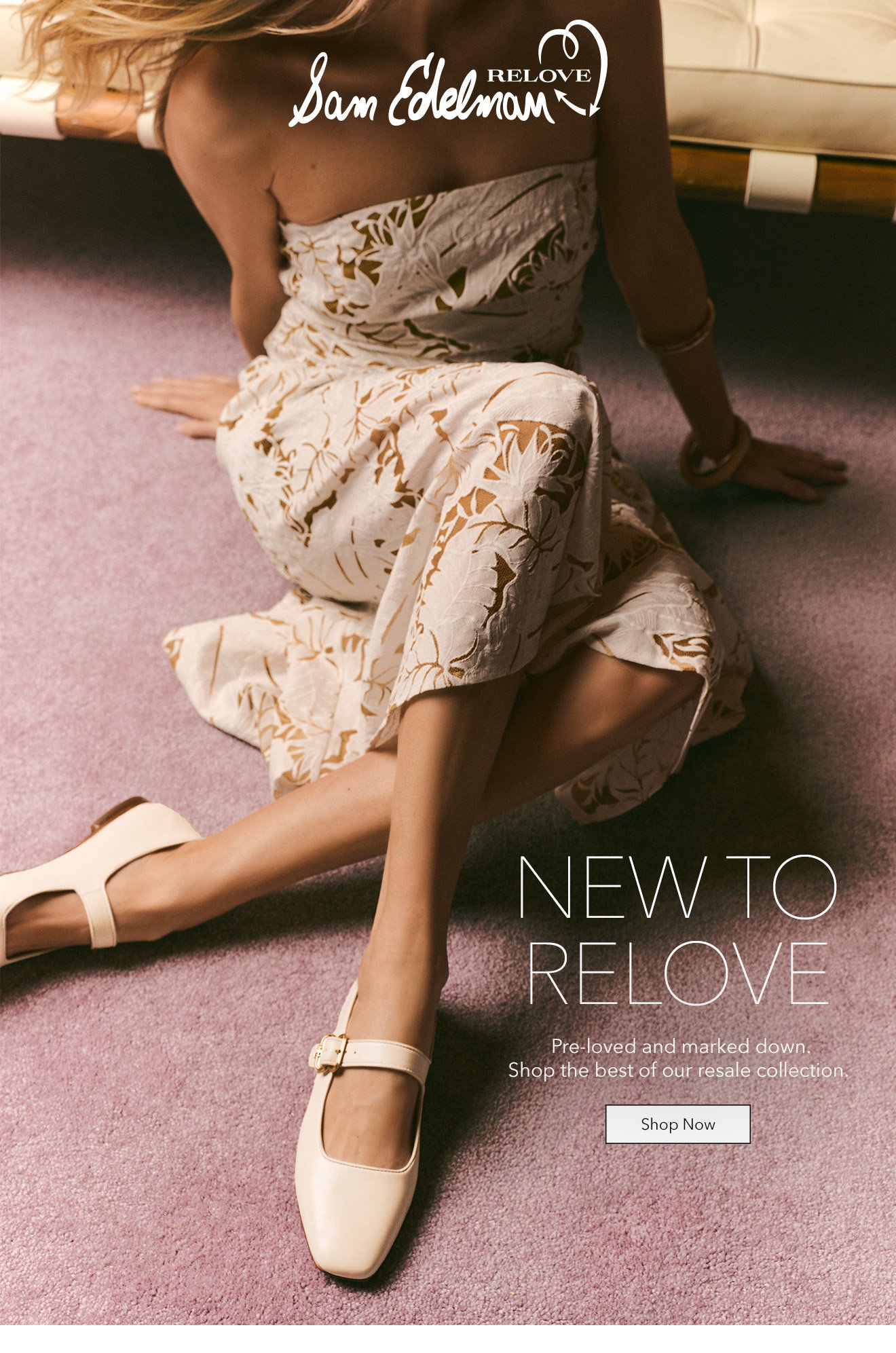 NEW TO RELOVE | Pre-loved and marked down. Shop the best of our resale collection. | Shop Now