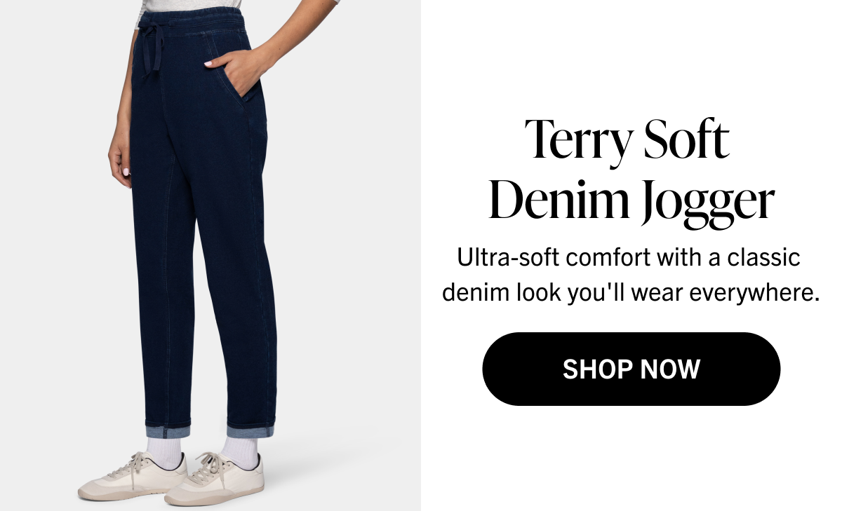 Terry Soft Denim Jogger