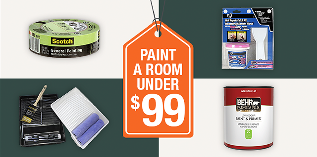 Paint a room under $99*