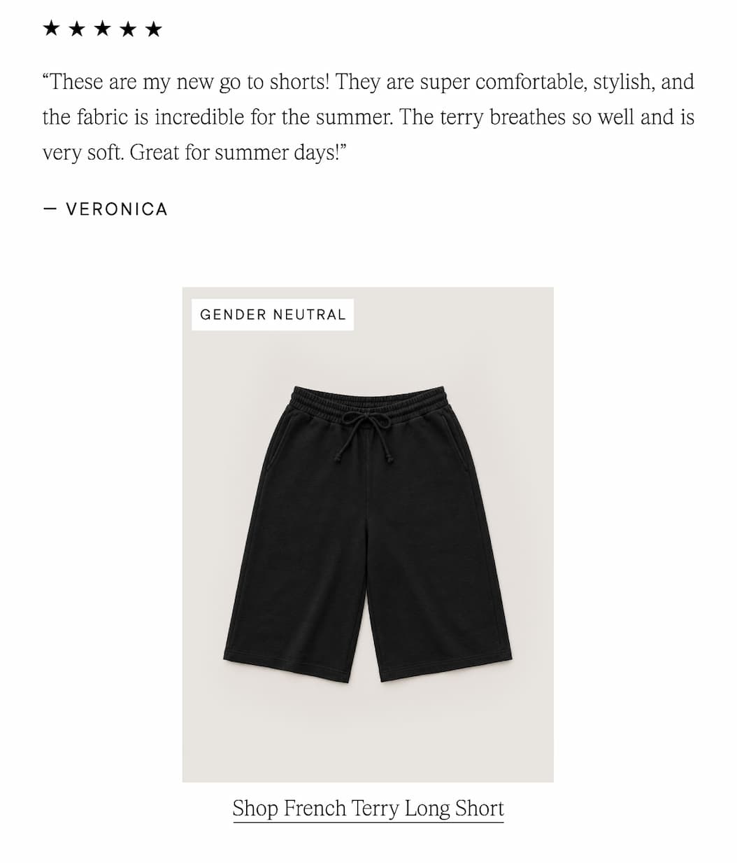 Shop Ecologyst The Organic French Terry Long Short