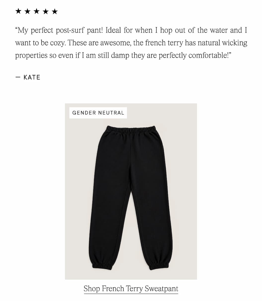 Shop Ecologyst The Organic French Terry Sweatpant