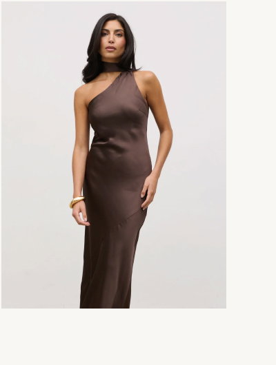 Sheree One Shoulder Sash Maxi Dress