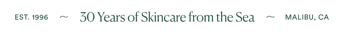 30 Years of Skincare from the Sea