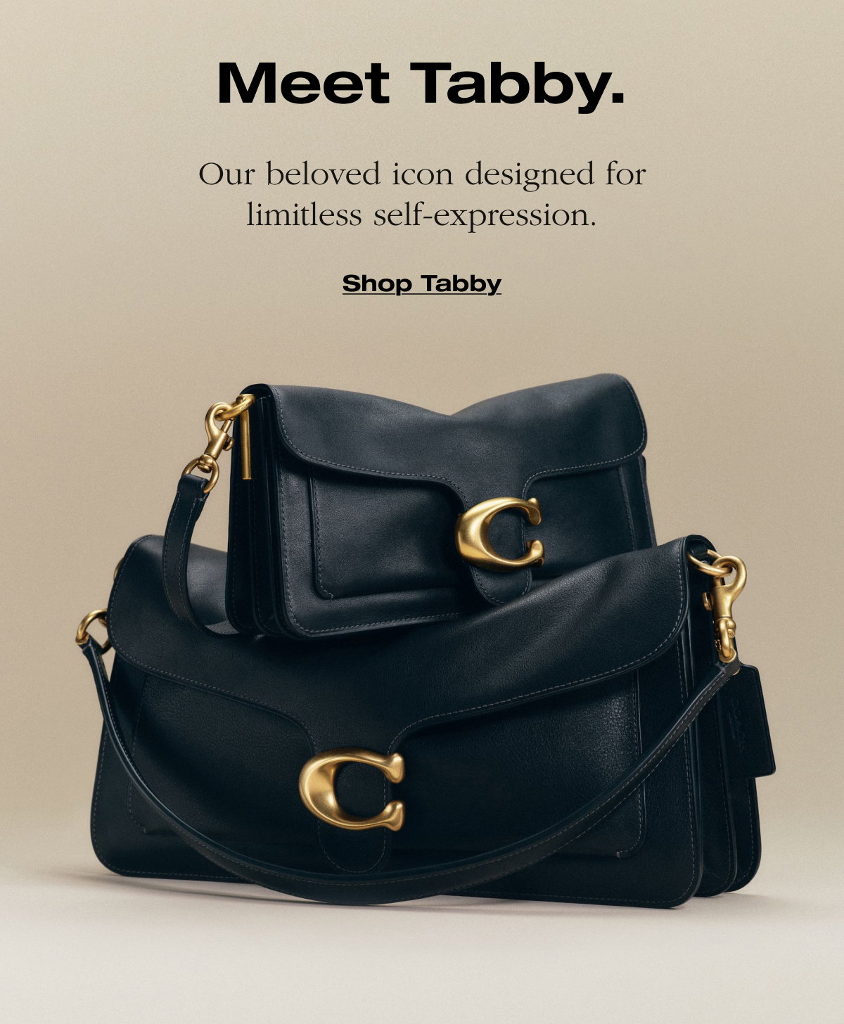 Meet Tabby. Our beloved icon designed for limitless self-expression. Shop Tabby