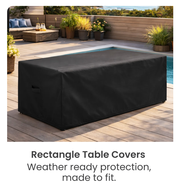 Rectangle table covers