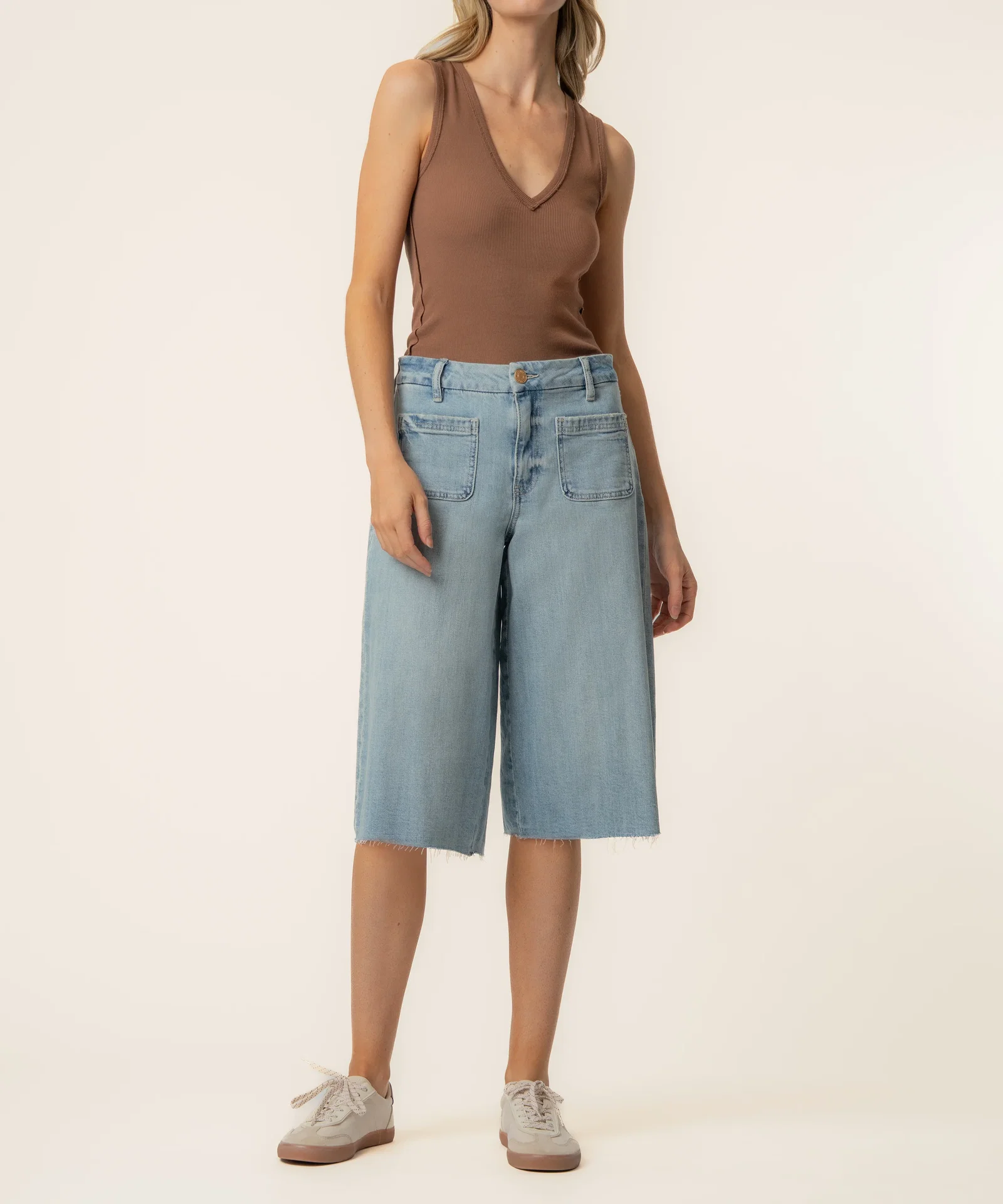 Image of Mandy High Rise Bermuda, Exclusive in Education Wash