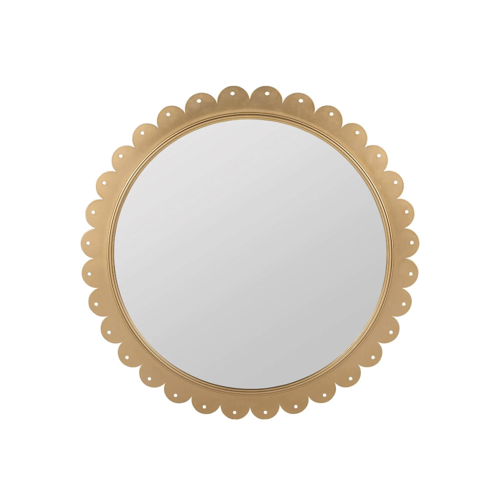 Image of Candler Mirror in Brass