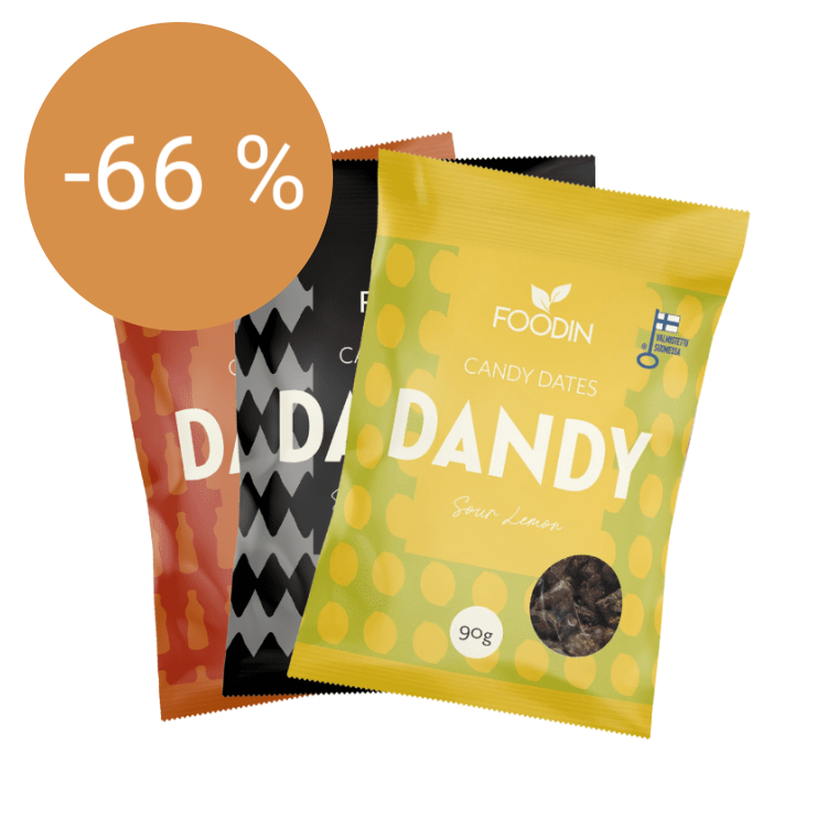 Image of Dandy Candy karkkitaatelit valitse 3 kpl