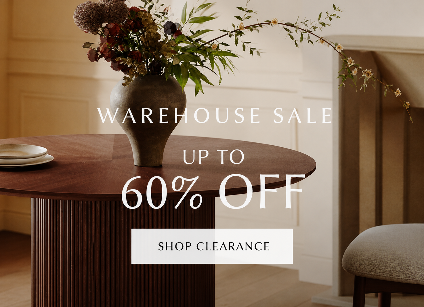 Warehouse Sale Up to 60% Off