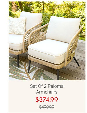 Set of 2 Paloma Armchairs