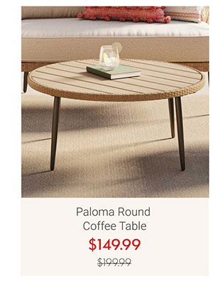 Paloma Round Coffee Table
