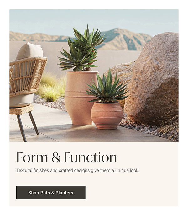 Form & Function | Shop Pots & Planters >