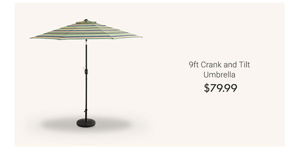 9ft Crank and Tilt Umbrella
