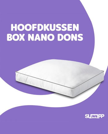SLAAPP – Hoofdkussen Box Dons – 50x60x10cm