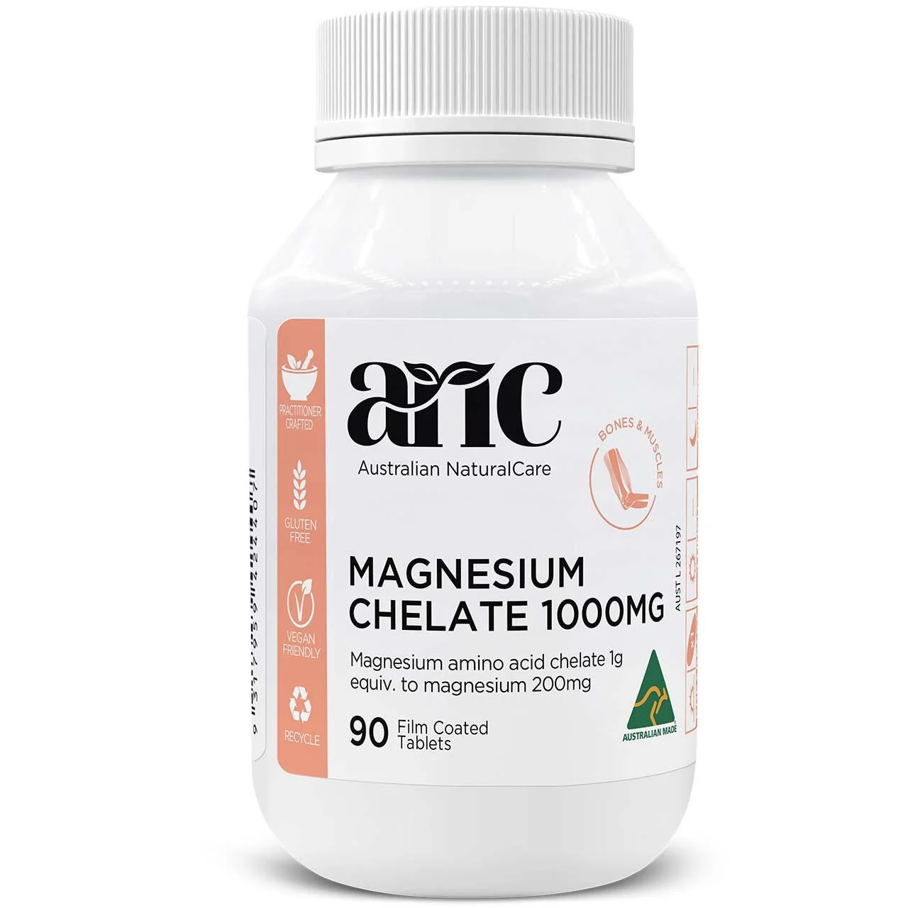 Image of Magnesium Chelate 1000mg 90 tabs