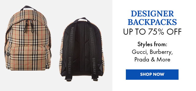 Up to 75% Off Designer Backpacks