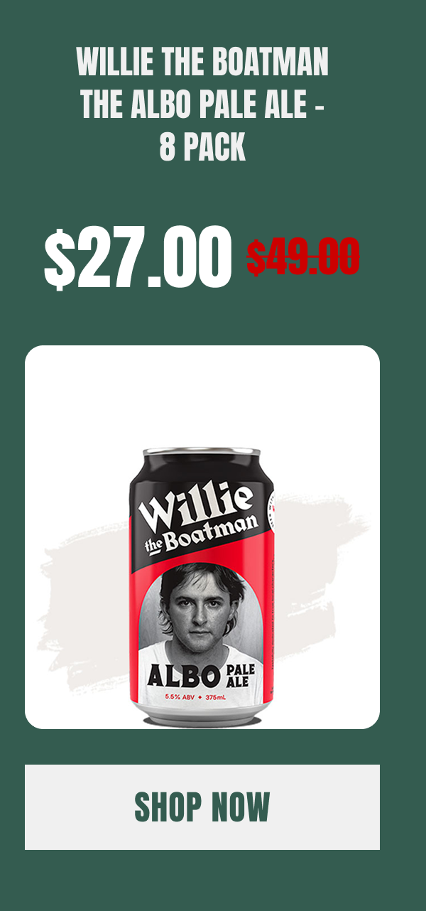 Willie The Boatman The Albo Pale Ale – 8 Pack