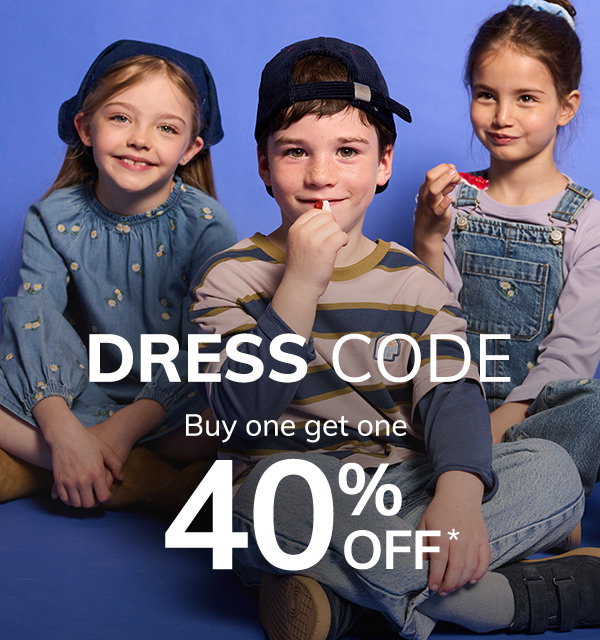 Dress code: buy One Get One 40% off*