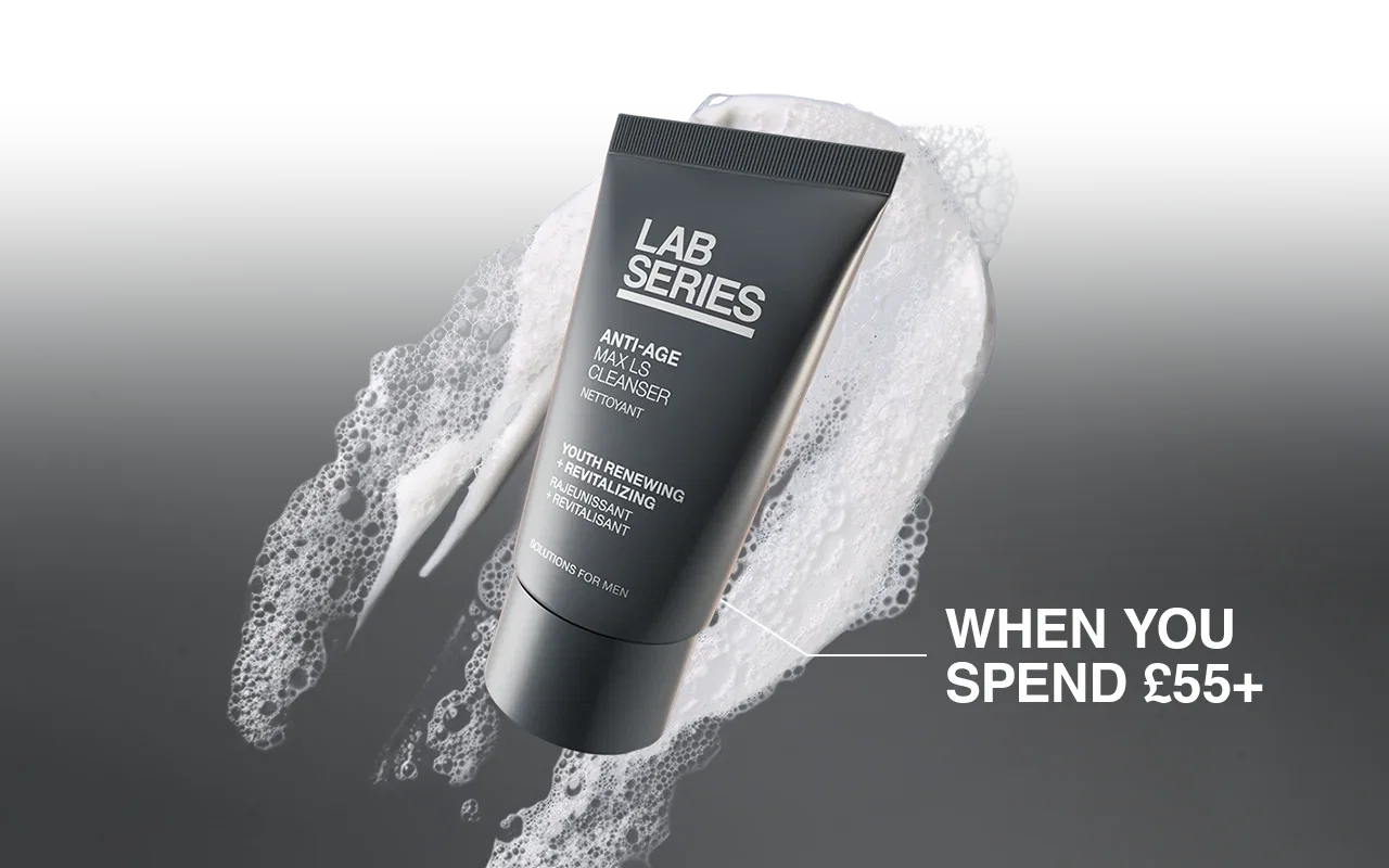Limited-time offer: receive a FREE travel-size Max LS Cleanser when you spend £55 or more.