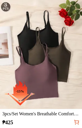 3pcs/Set Women s Breathable...
