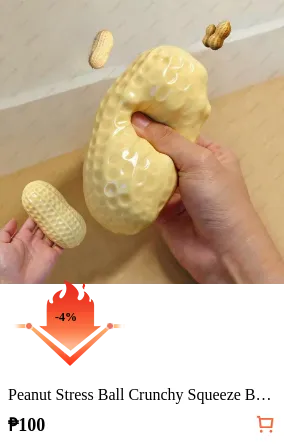 Peanut Stress Ball Crunchy Squeeze...