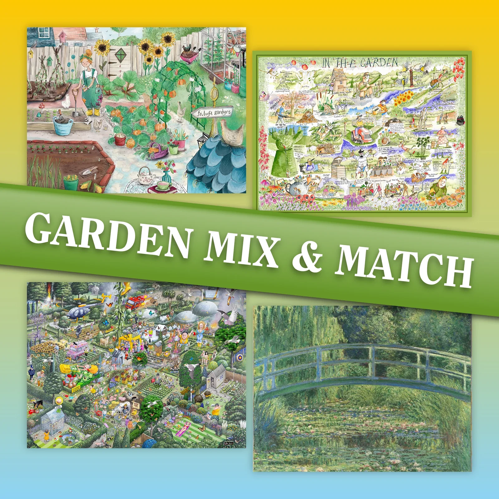 Image of Garden Jigsaw Puzzle Bundle - Mix & Match
