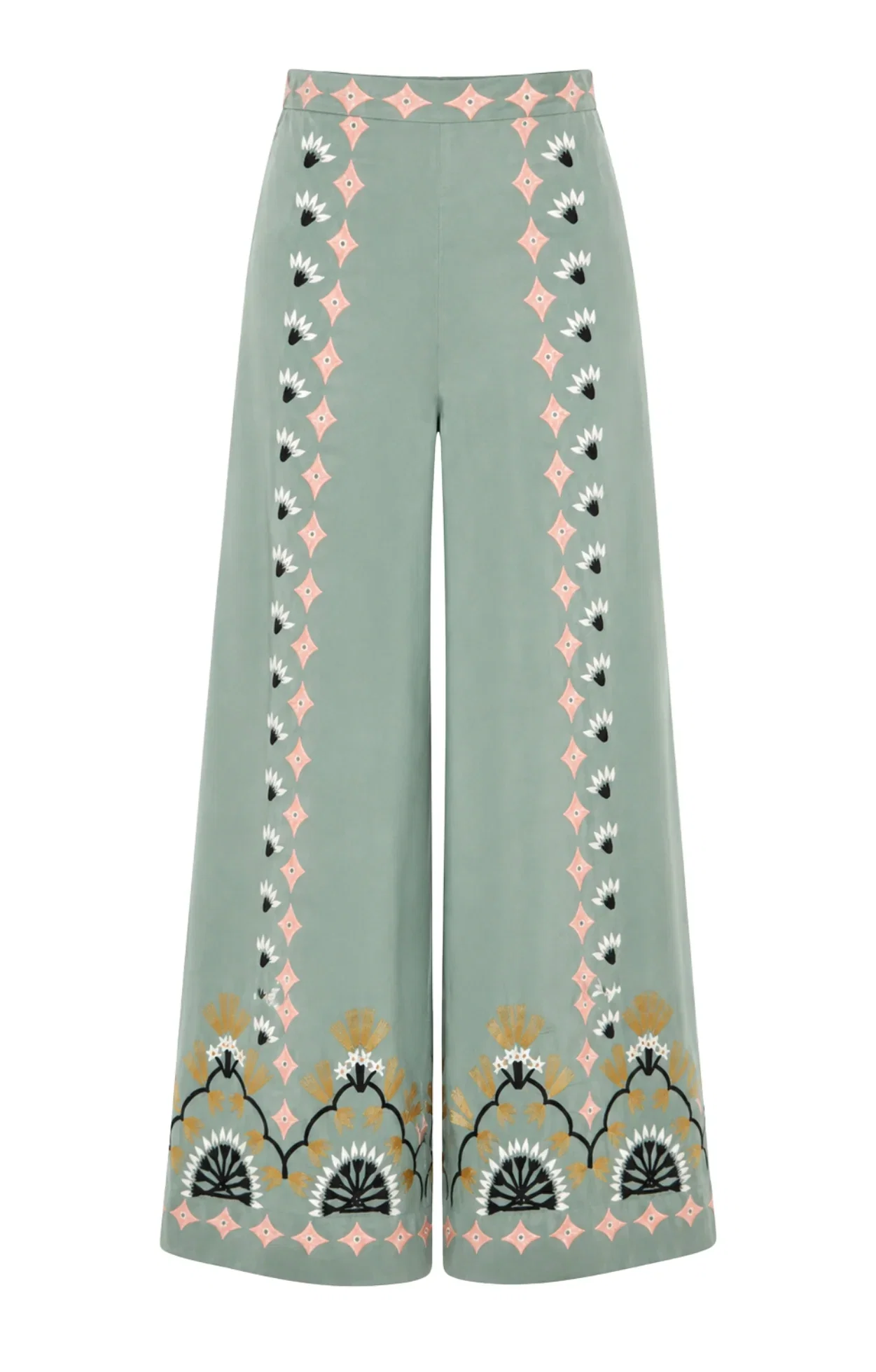 Image of Rosalba Trousers - Jade Green