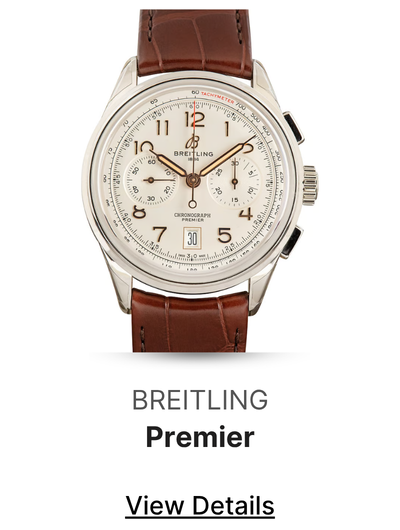 Factory Stickered Breitling Premier B01 Chronograph 42 Cream Dial