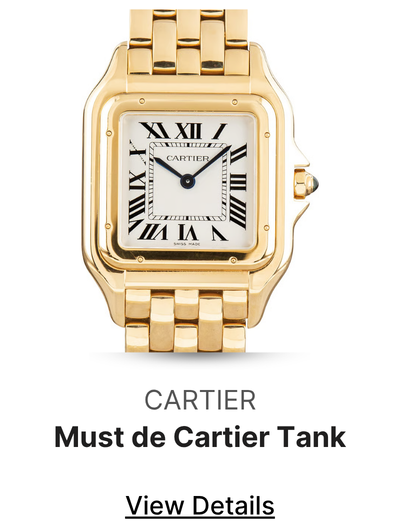 Pre-Owned Panthere De Cartier Watch Ref WGPN0051 18k Yellow Gold Large Model